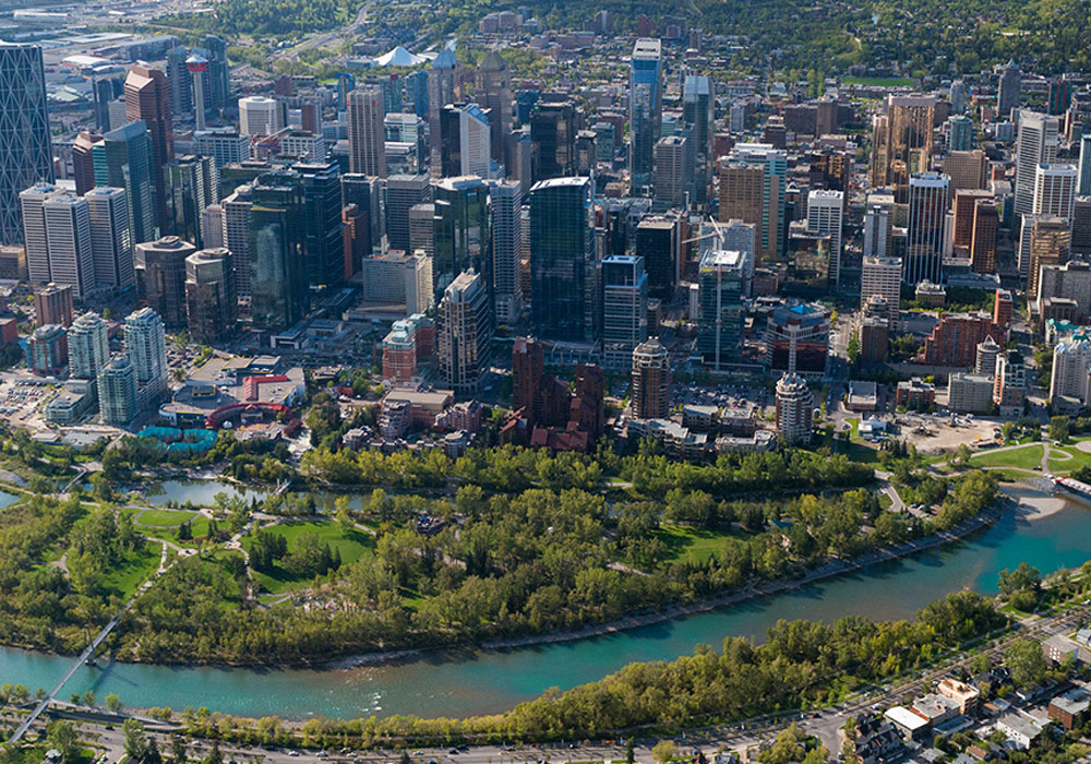 Calgary Aerial View